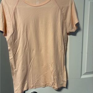 Athletic Works Light Peach Short Sleeve Tee